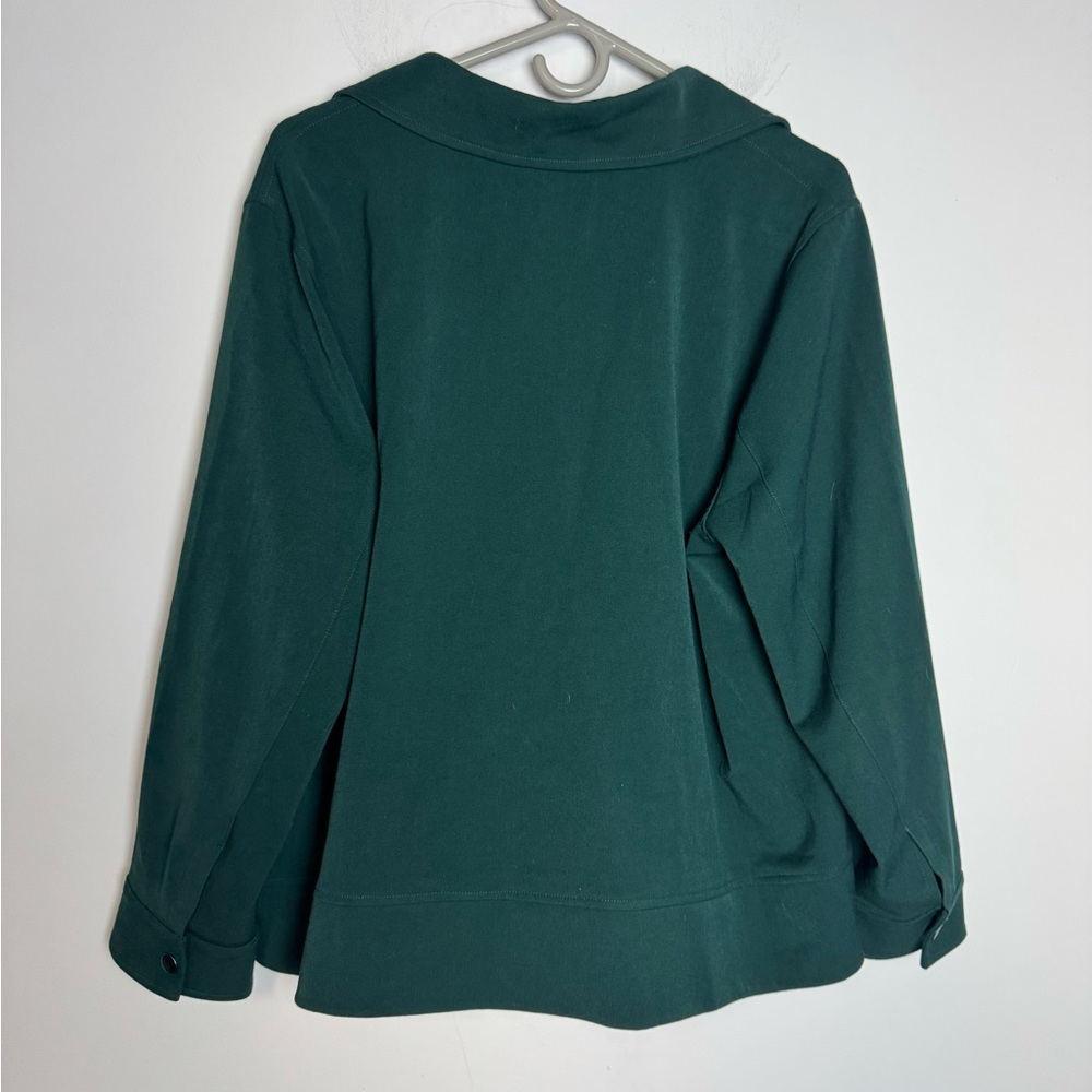 Universal Standards Tailored Forest Green Zip Up … - image 5